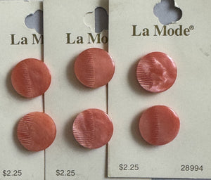 LAMODE VINTAGE BUTTONS  SIZE 3/4"