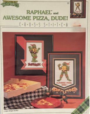 9002  RAPHAEL AND AWESOME PIZZA DUDE!  TEENAGE MUTANT NINJA