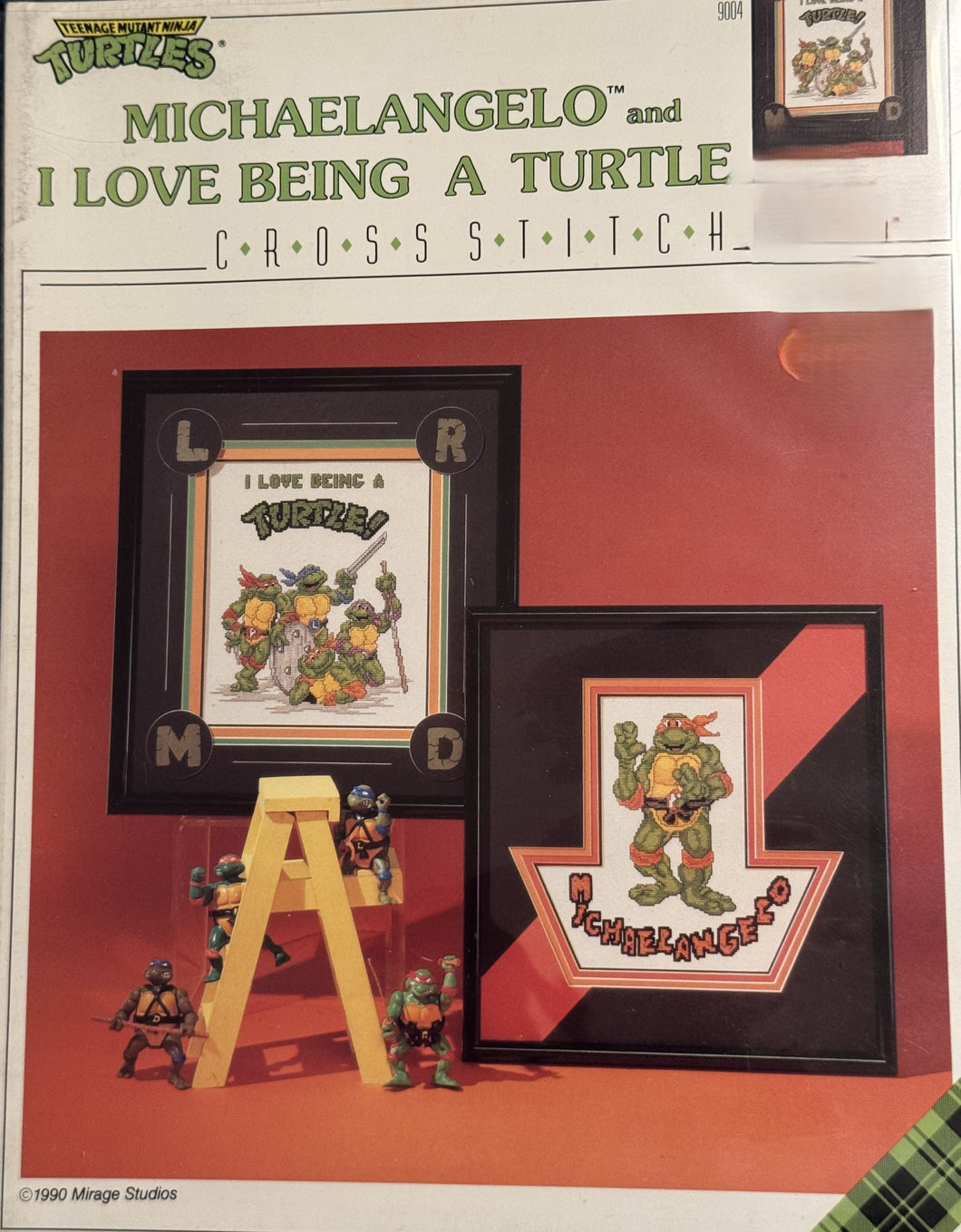 9004 MICHAELANGELO AND I LOVE BEING A TURTLE -TEENAGE MUTANT NINJA