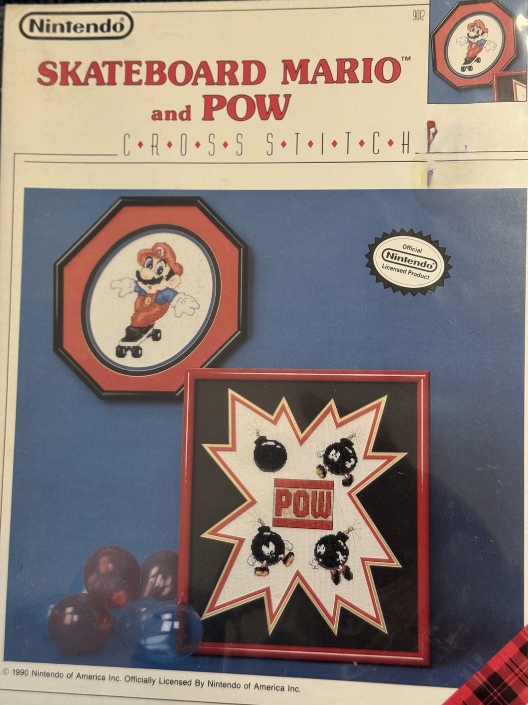 9012 SKATEBOARD MARIO and POW