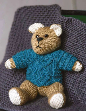 Teddy Bear in Sweater BY ELLA RAE