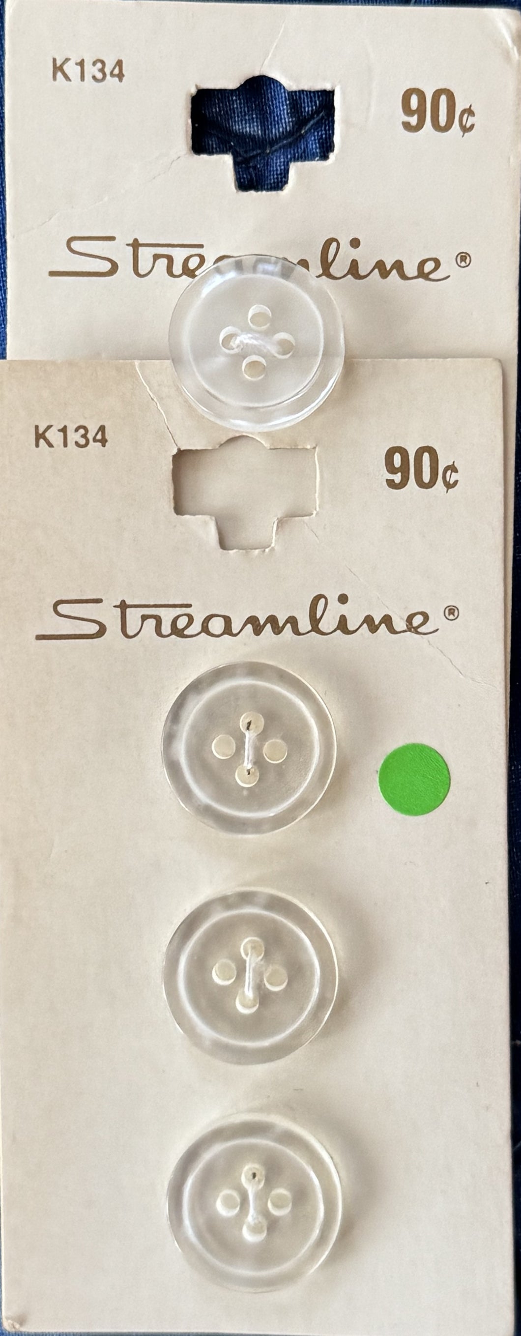 STREAMLINE BUTTONS BY GROUPS   ONE  SERIES  (13, 14, AND 15)