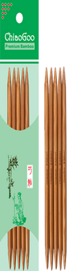 ChiaoGoo  6″ (15 cm) Patina bamboo double points
