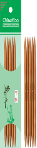 ChiaoGoo  8″ (20 cm) Patina bamboo double points