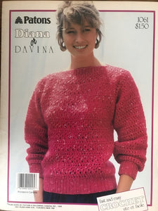 Patons Crochet Pullover   1061