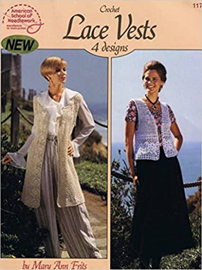 Crochet Lace Vests ASN #1174