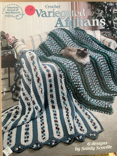 Crochet Variegated Afghans ASN #1181