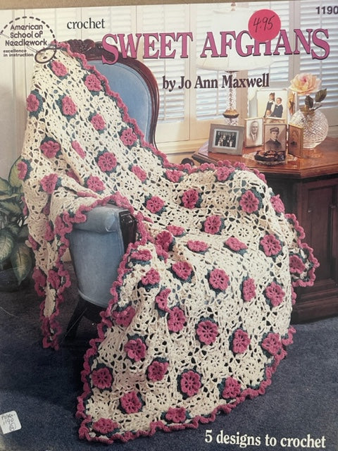 Crochet Sweet Afghans ASN #1190