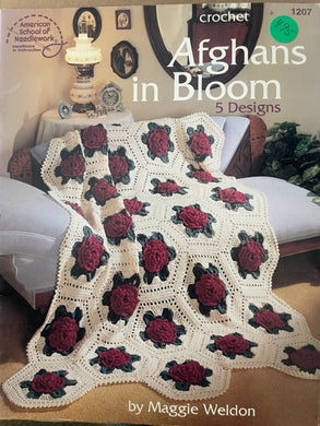 Crochet Afghans In Bloom ASN #1207
