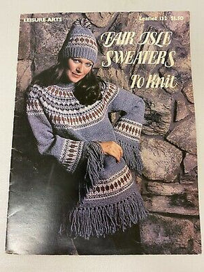Fair Isle Sweaters Leaflet 132