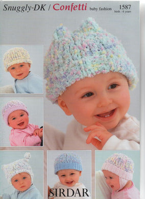 #1587 Sirdar Leaflet Snuggly DK/Confetti