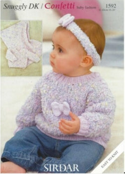 #1592 Sirdar Leaflet Snuggly DK/Confetti