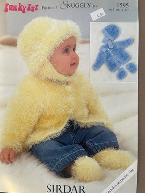 #1595 Sirdar Leaflet Funky Fur Fashion/Snuggly Dk