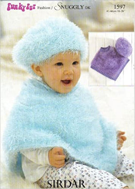 #1597 Sirdar Leaflet Funky Fur Fashion/Snuggly Dk
