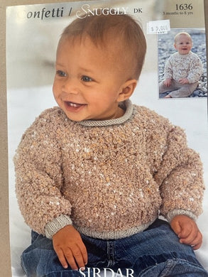 1636  Sirdar Leaflet - Confetti and Snuggly Dk