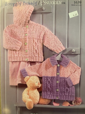 1639 Sirdar Leaflet Snuggly Bubbly/Snuggly Dk