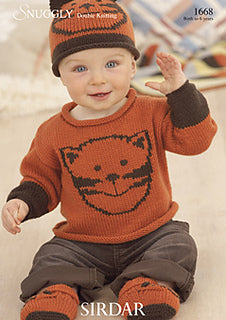 1668 Sirdar Leaflet Snuggly Dk