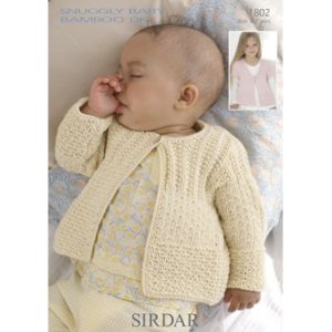 1802 Sirdar Leaflet  Snuggly Baby Bamboo DK