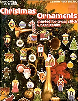 Christmas Ornaments Cross Stitch and Needlepoint  Leaflet 180