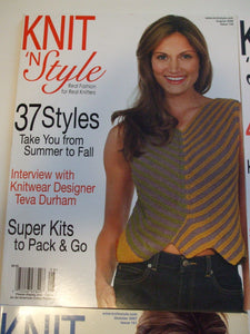 Knit & Style Magazine August 2008   #156