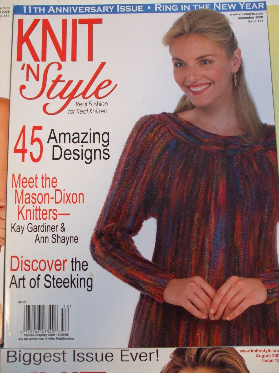 Knit & Style Magazine December 2008  #158