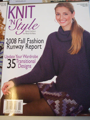 Knit & Style Magazine October 2008  #157