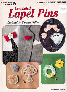 Crochet Label Pins  Leisure Arts Leaflet 2027