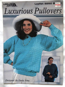 Luxurious Pullovers Leisure Arts Leaflet 2250