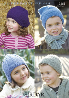 2263 Supersoft Aran  - Sirdar Leaflet