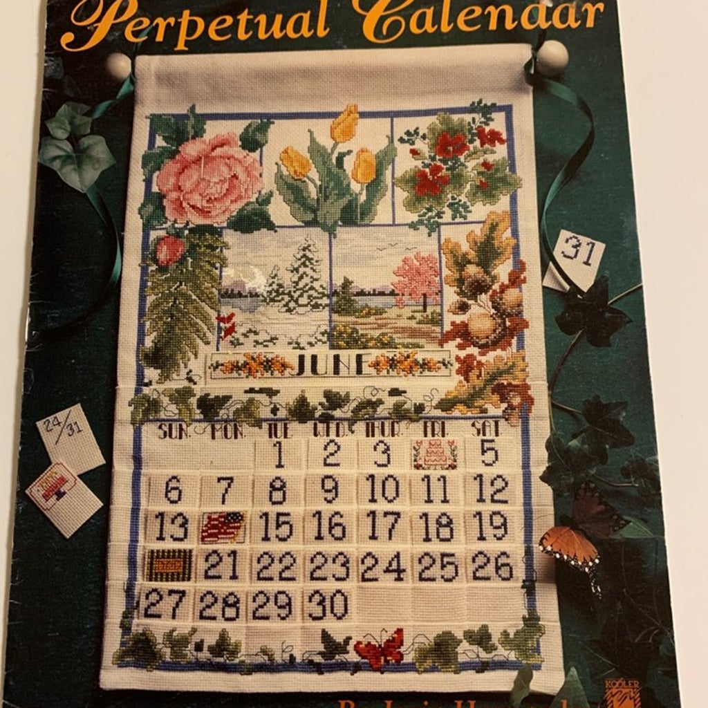Perpetual Calendar Leisure Arts Leaflet 2271