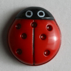 Dill Buttons  Novelty Buttons 11mm (7/16") Lady Bugs