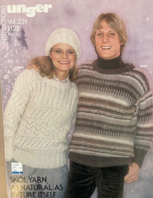 Vol 231  Unger Skol Yarn, As Natural as Nature Itself