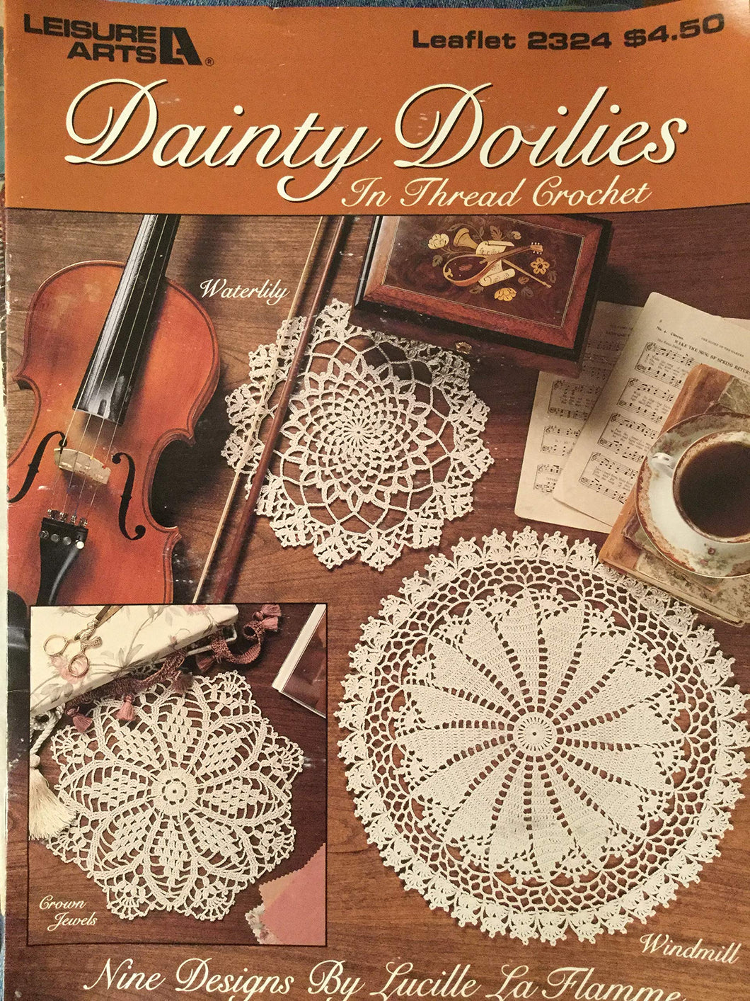 Daisy Doilies in Thread Crochet Leisure Leaflet 2324