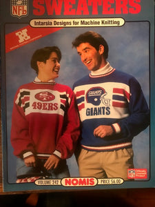 NFL Sweaters Intarsia Designs for Machine Knitting Vol 242