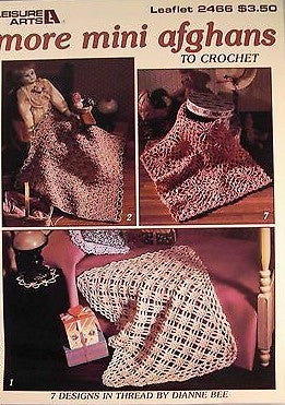 More Mini Afghans To Crochet Leaflet 2466