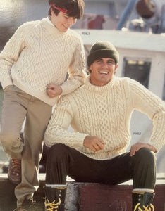 Vol 264 Unger -Authentic Aran Styles Sweaters designs in RYGJA Yarn