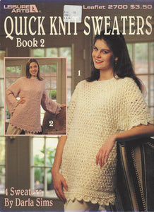 Quick Knit Sweaters Book 2  Leaflet 2700