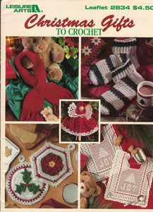 Christmas Gifts To Crochet Leisure Arts Leaflet 2834