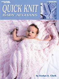 Quick Knit Baby Afghans Leisure Arts Leaflet 2894