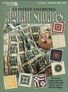 Contest Favorite Afghans Squares Leisure Arts Leaflet 2986
