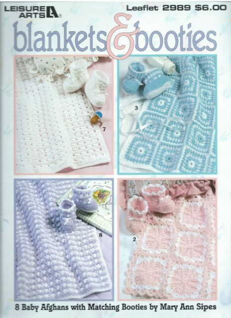 Blankets & Booties Leisure Arts Leaflet 2989
