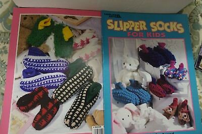Slipper Socks For Kids  Leisure Arts Leaflet 3035