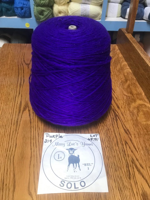 Mary Lue's Solo Cone Yarn