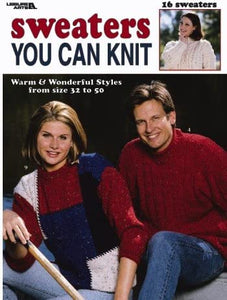 Sweaters You Can Knit Leisure Arts Leaflet 3151