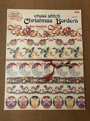 Cross Stitch Christmas Borders  ASN #3548
