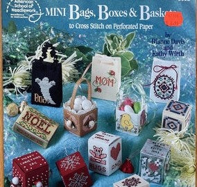 Mini Bags ,Boxes & Baskets to Cross Stitch  ASN 3602