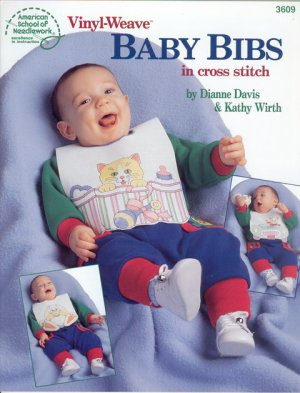 Vinyl-Wear Baby Bibs in Cross Stitch  ASN 3609