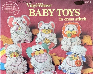 Vinyl-Weave Baby Toys in Cross Stitch ASN 3611