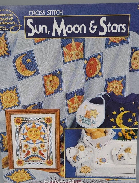 Cross Stitch Sun, Moon & Stars  ASN 3612