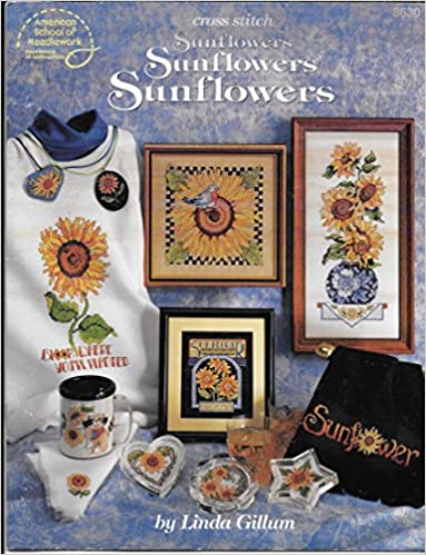 Cross Stitch Sunflowers, Sunflowers, Sunflowers ASN 3630